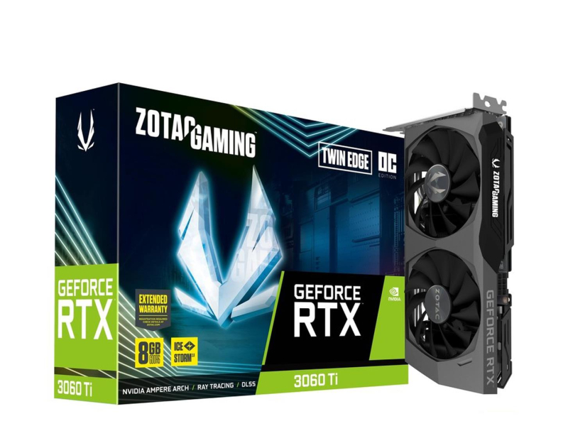 Zotac GeForce RTX 3060 Ti Gaming Twin Edge OC LHR 8GB GDDR6